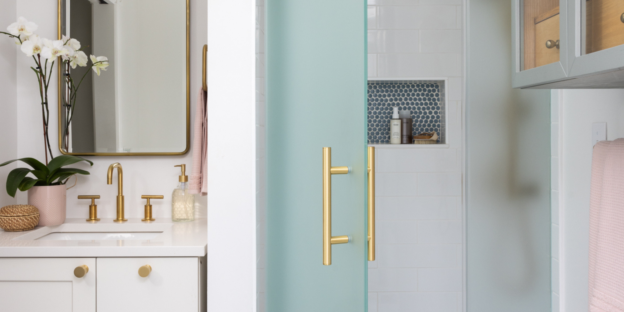 Refreshing Teal Bathroom Renovation